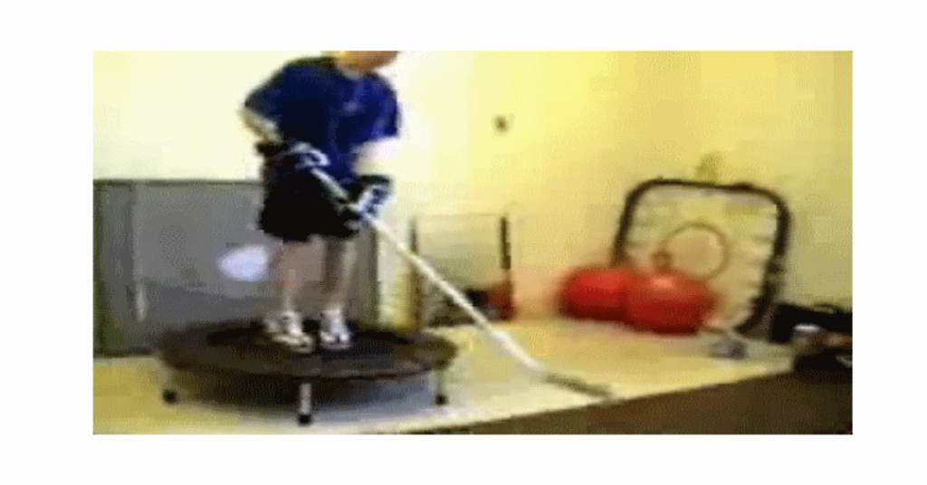 Using Mini-tramps for Hockey